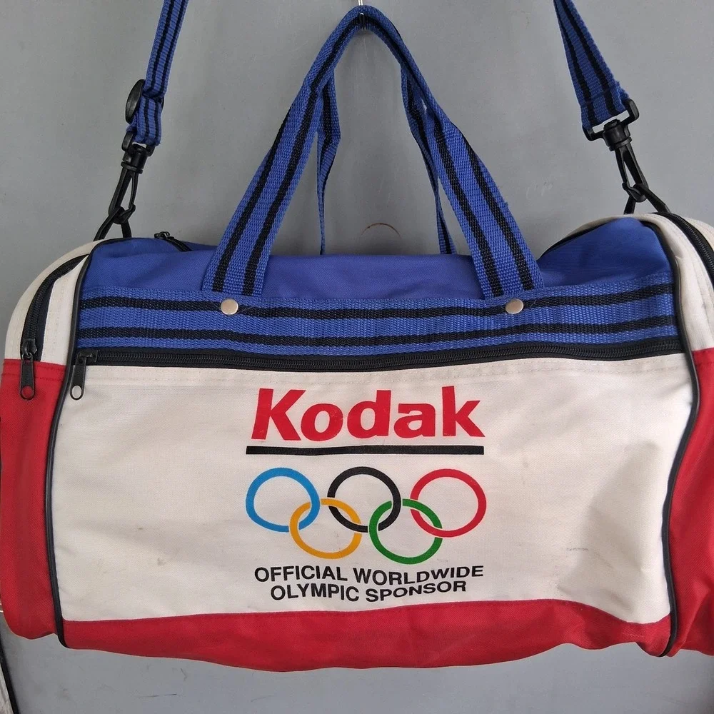Rare LA 1984 Olympics Kodak Official Sponsor Duffle Bag 19